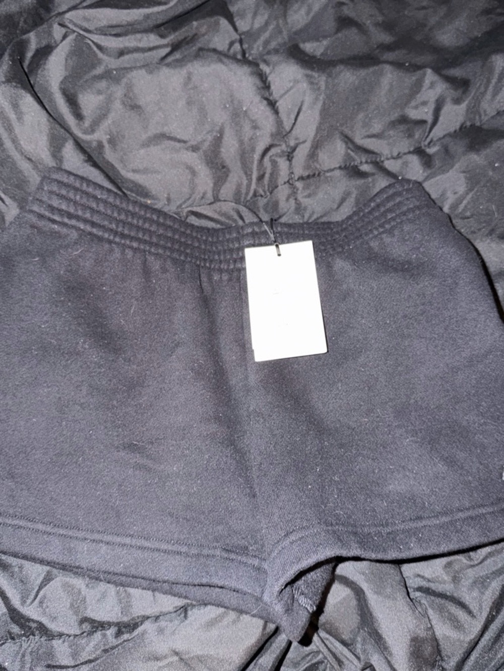 Aritzia Black High-Waist Athletic Shorts